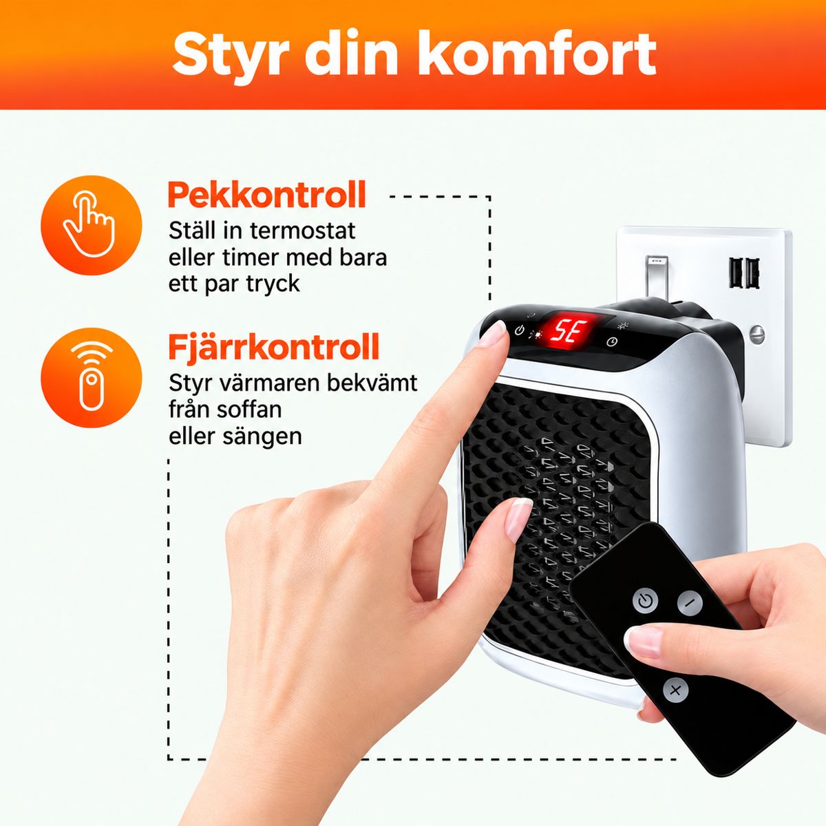 Värmare för kontor