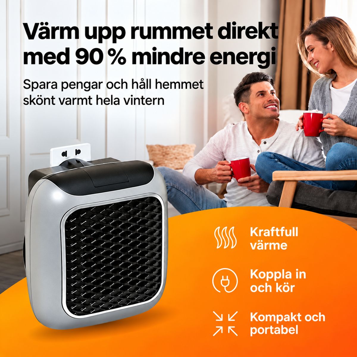 Värmare för sovrum