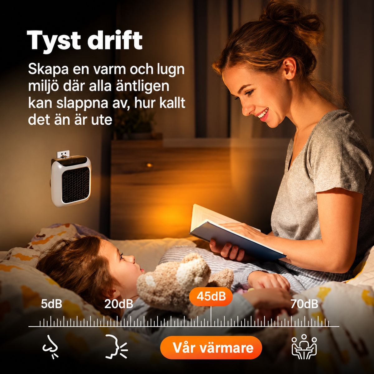 RapidHeat har tyst drift